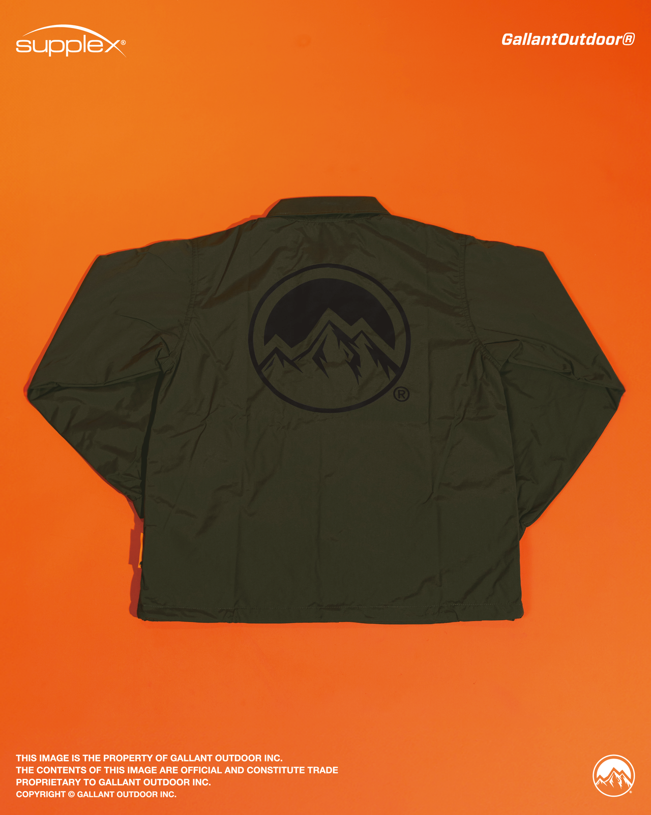 新品 Gallant Supplex® Coach Jacket カーキ S APPAREL TOP | Gallant Outdoor