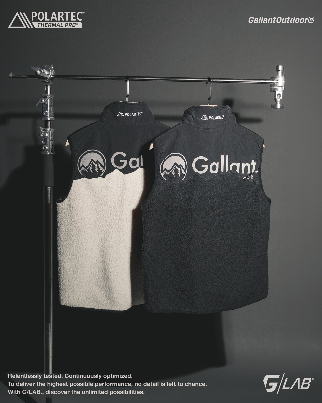 美品　Gallant OUTDOOR Polartec® Fleece Vest G/LAB | Gallant Outdoor