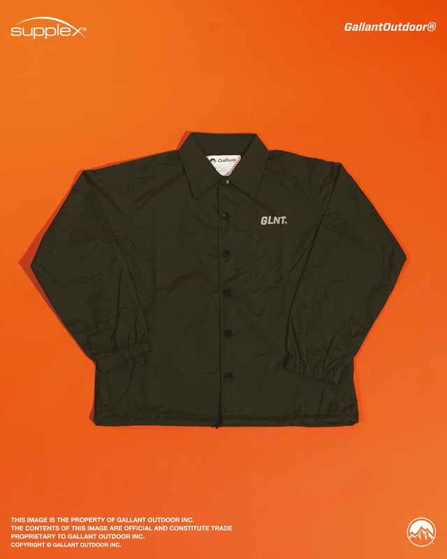 新品 Gallant Supplex® Coach Jacket カーキ S APPAREL TOP | Gallant Outdoor